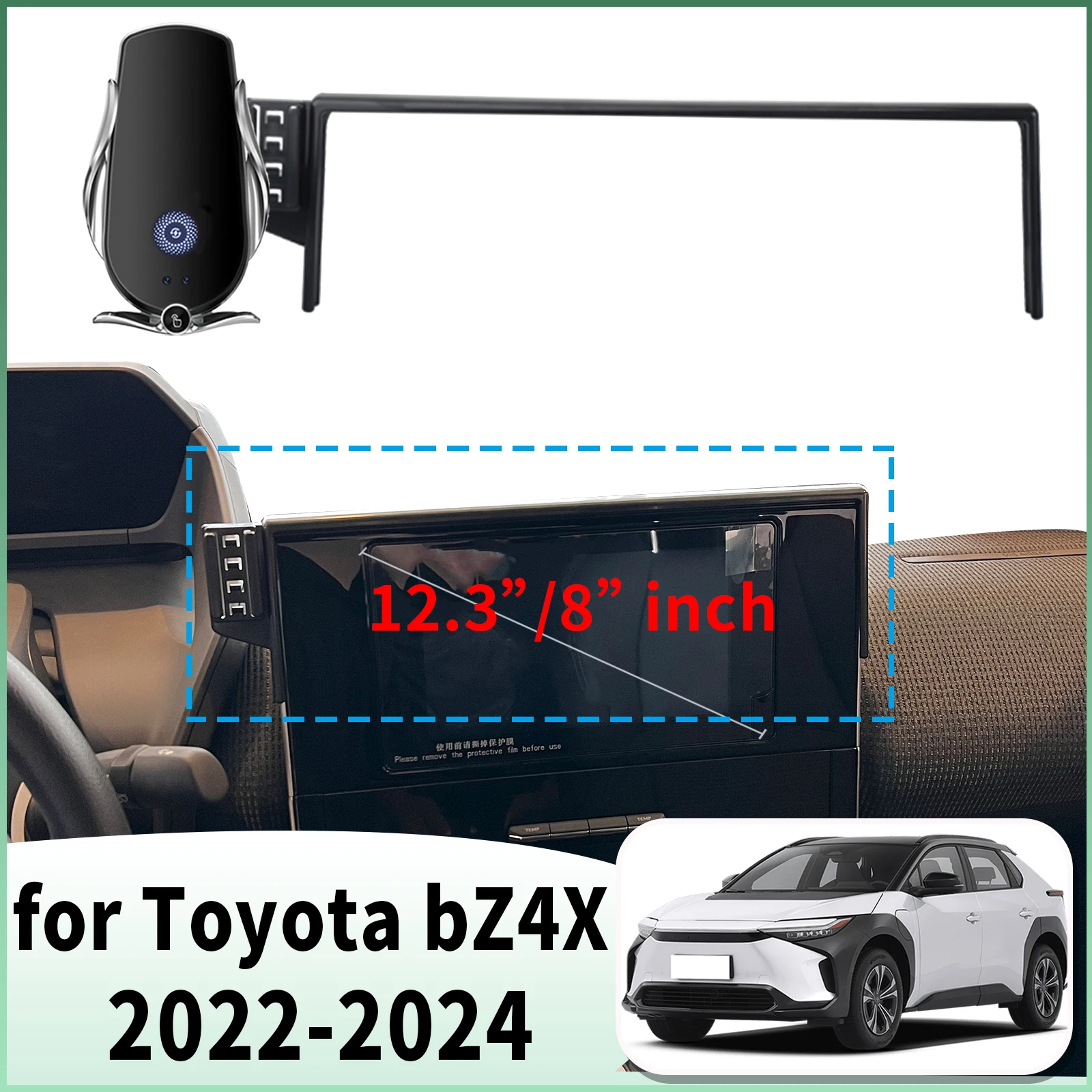

fit for Toyota bZ4X 2022 2023 2024 Specific Dashboard Navigation Phone Holder Mount Design Car​​ accessoires
