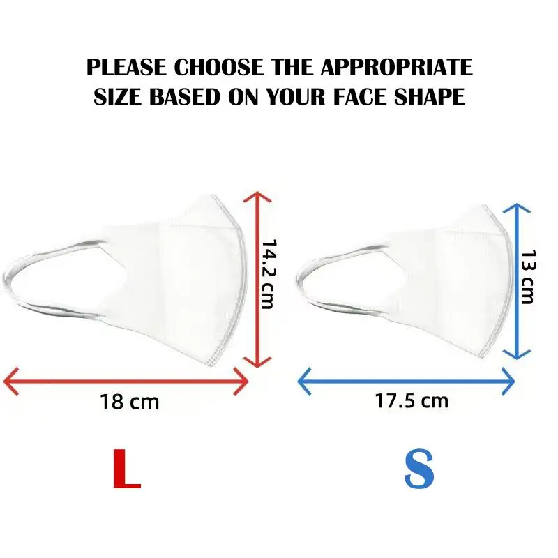 

100Pcs 3D Protective Masks Efficient Protection Breathable Fashion Protective Masks Fashionable Face Masks Disposable Masks