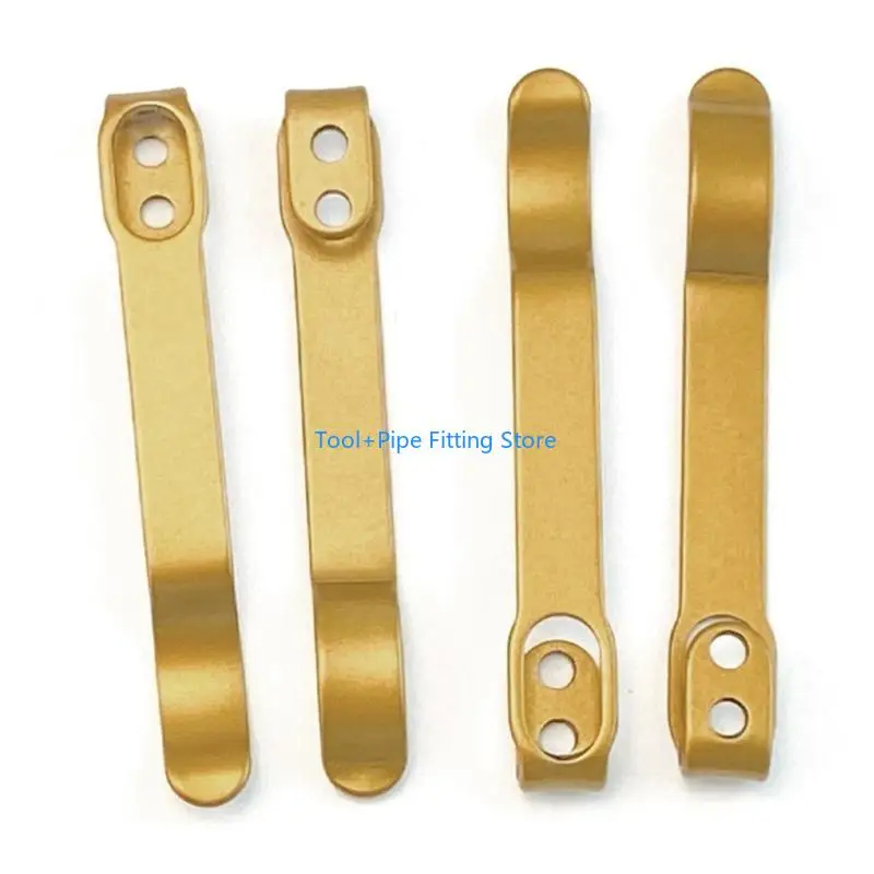 F92B Cutter Customization Essential Stainless Steel Fastener Pocket Clip Back Clamps