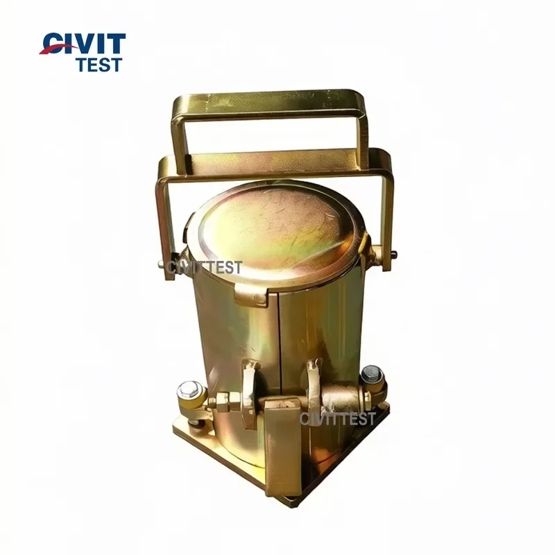 AS Standard 100X200mm Concrete Test Cylinder Mould Concrete Steel Cylinder Mould With Steel Cover and Handle
