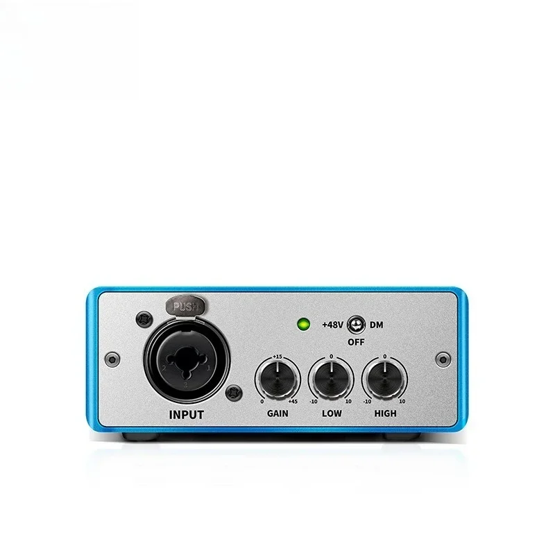 Dynamic microphone speech amplifier, independent professional front dynamic microphone sound card recording gain amplifier