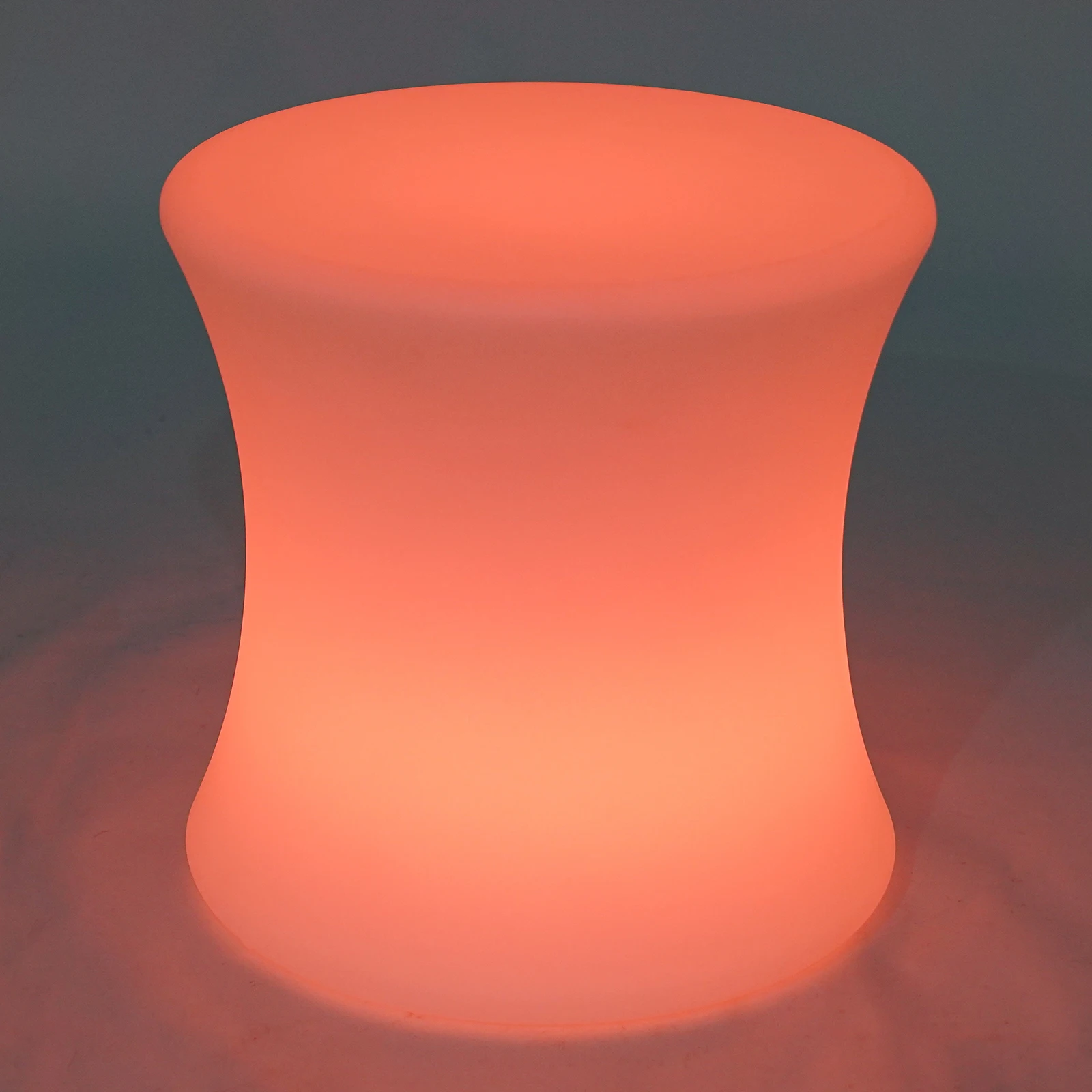 Taburete con forma de tambor RGB con luz LED, con Control remoto, IP54, resistente al agua, atmósfera RGB, taburete ligero de 40x40cm