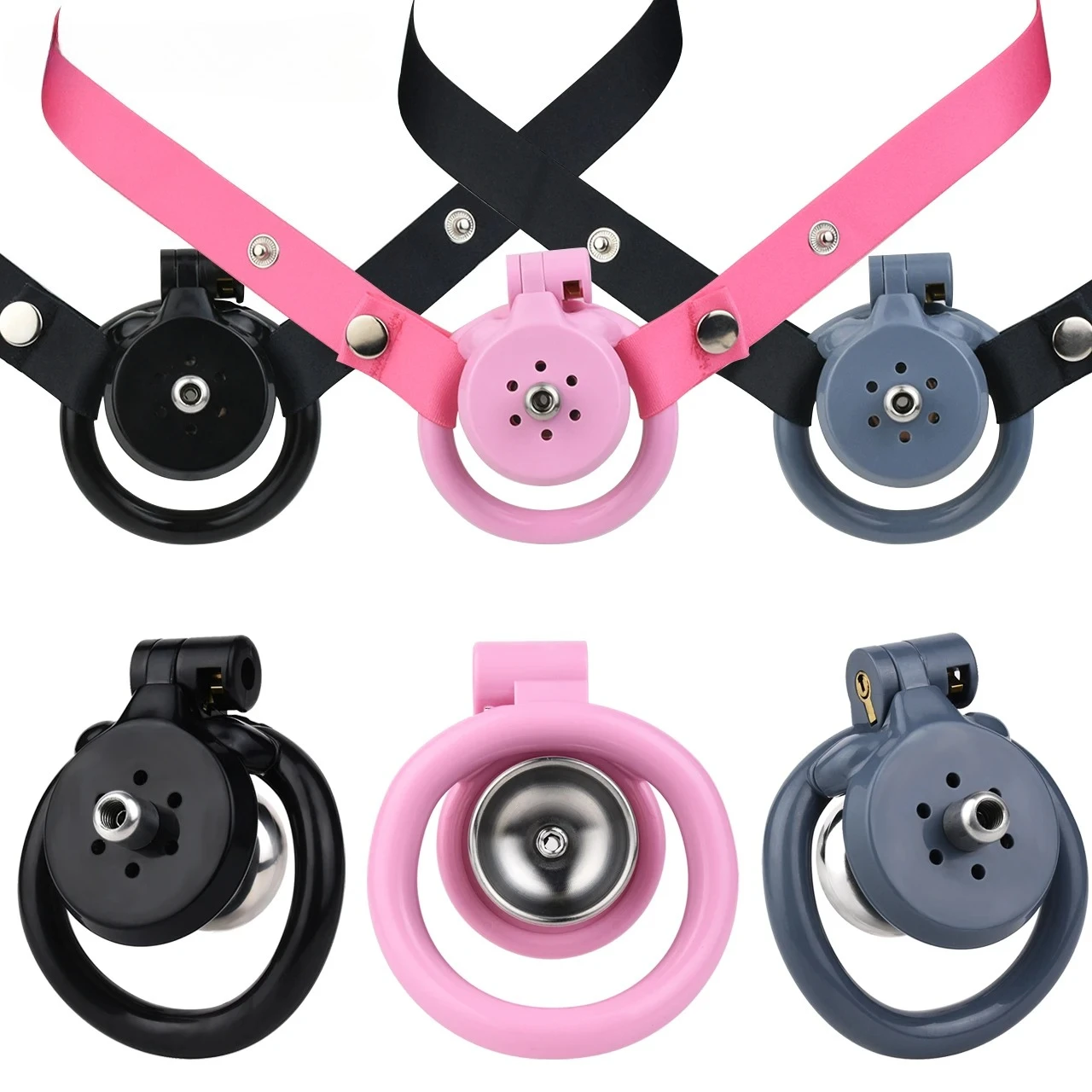 Strapon Flat Chastity Cage With Elastic Band Belt 4 Sizes Penis Ring Male Chastity Belt Sexshop BDSM Men Femboy Sissies 18