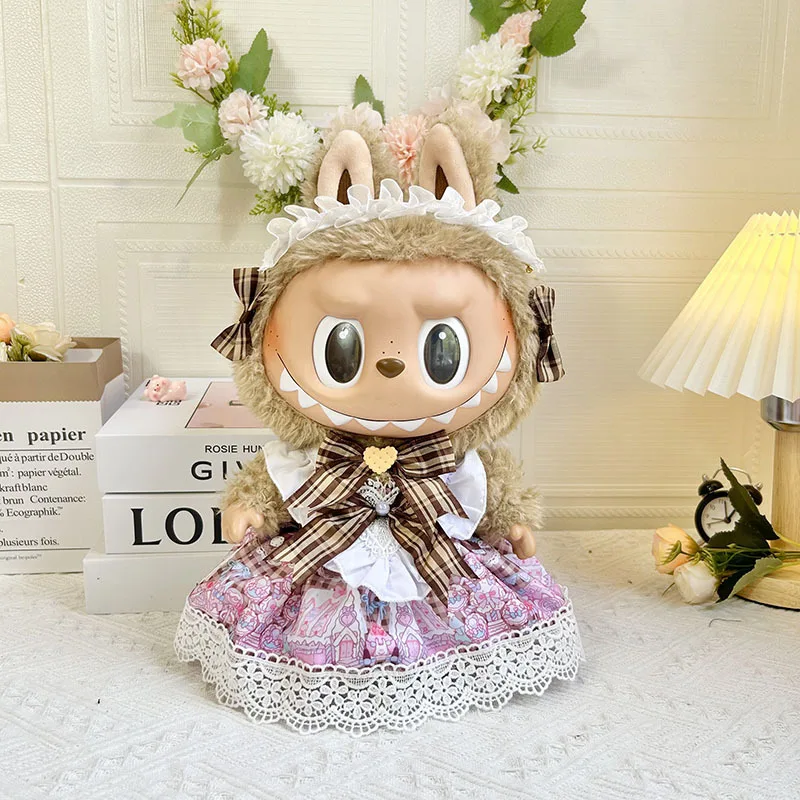 Für Puppe Kleidung Geeignet Für 38cm Labubu Hochzeit Kleid Hanfu Prinzessin Kleid Set Kreative Design Puppe Zubehör Mädchen Geschenk spielzeug