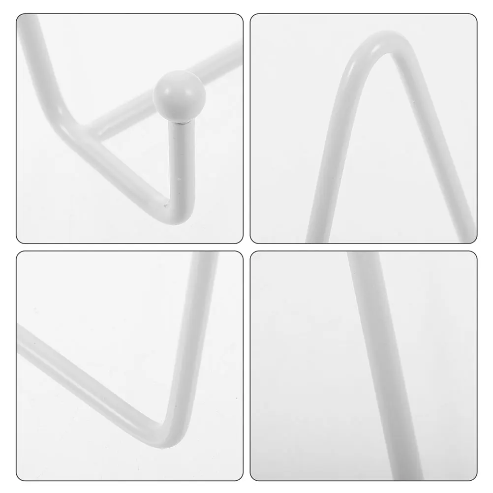 

2 Pcs Iron Picture Frame Stand Easel Plate Holder Display Metal Book Photo Stands for Home Office Storage Rack Decorative