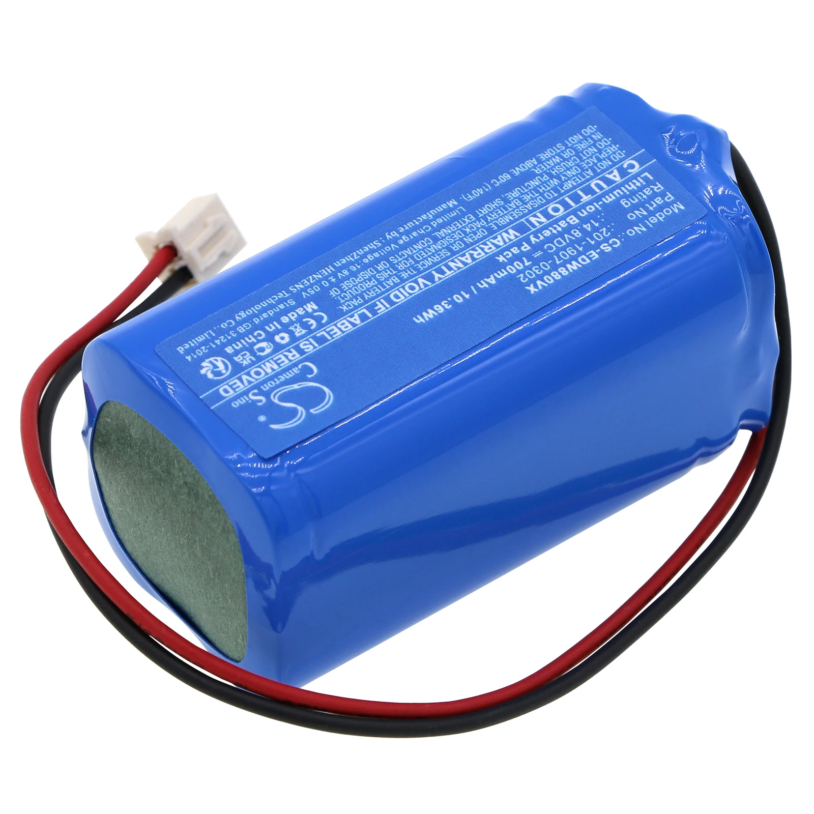 Сменный аккумулятор CS для Ecovacs W880, Winbot 880 201-1907-0302, S04-L148-650, 700 мАч/10,36 Вт