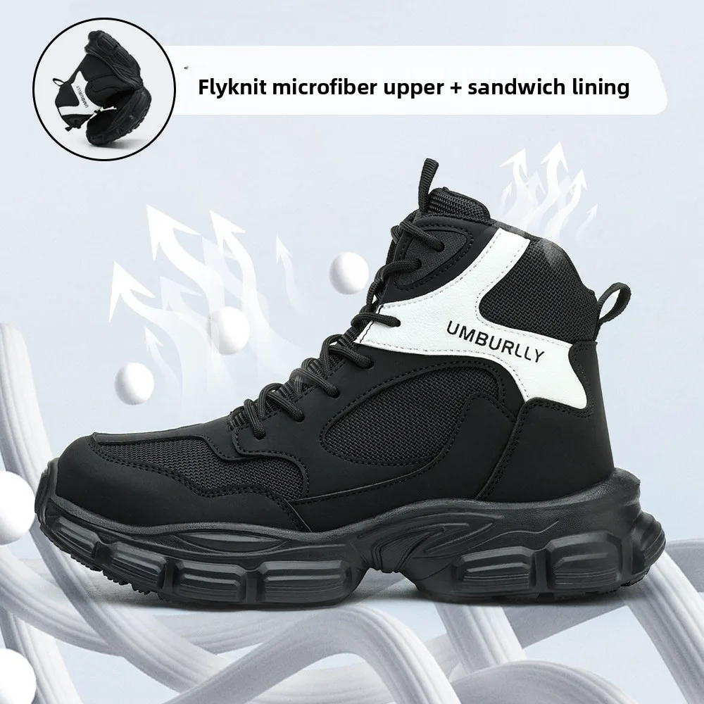 Sapatos de segurança femininos sapatos de segurança isolados à prova dwaterproof água resistente à punctura antiderrapante sapatos de trabalho de proteção anti esmagamento