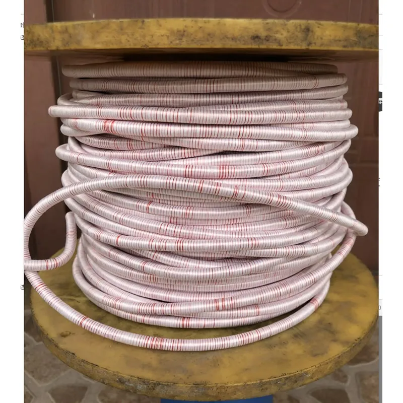 0.1X2000 Litz Thread Multi-strand Polyester Yarn Covered Thread With Film, Red And White Silk Yarn Covered Thread