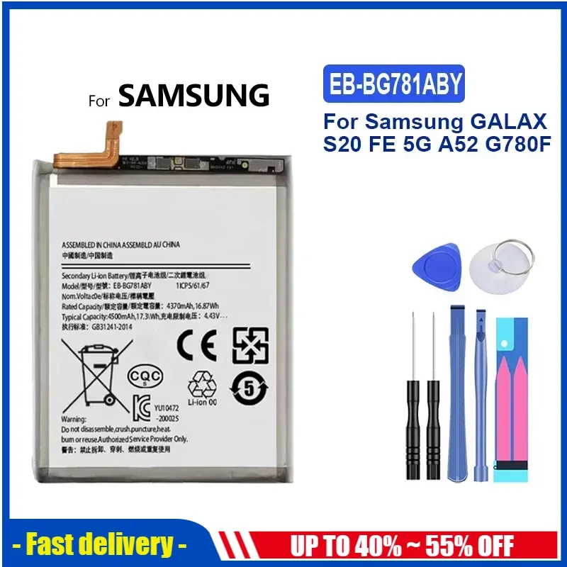 Battery For Samsung Galaxy S21/S21 Ultra/S21Plus/S20 FE/A41/A51 5G/A70/Note 20/ Note 20 Ultra/A02S/M31S/A70 A705/A03 A03S