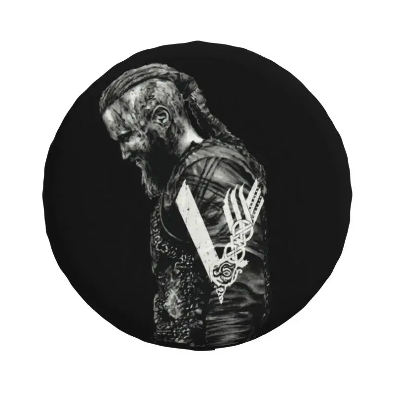 Ragnar Lothbrok Viking Spare Tire Cover for Mitsubishi Pajero Viking Hero Warrior SUV RV 4x4 Car Wheel Protectors Accessories