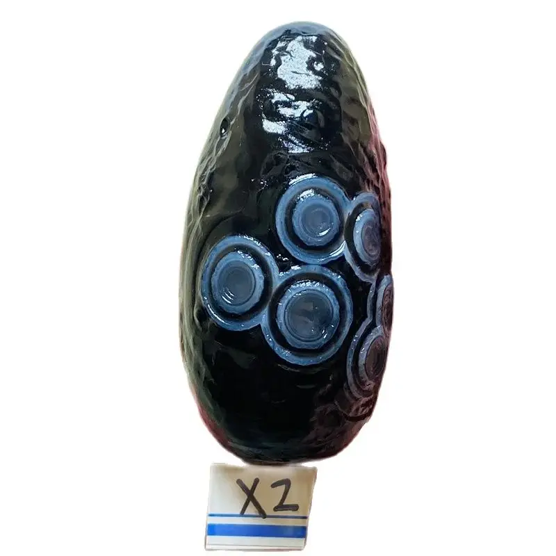 

Alxa Natural Black Agate Mineral Specimen Energy Crystal Healing Feng Shui Home Decoration