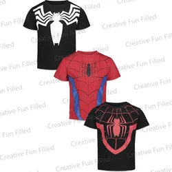 Marvel Spider-Man Spider-Verse jad Miles Morales małych chłopców 3 paczki t-shirtów od malucha do duże dziecko