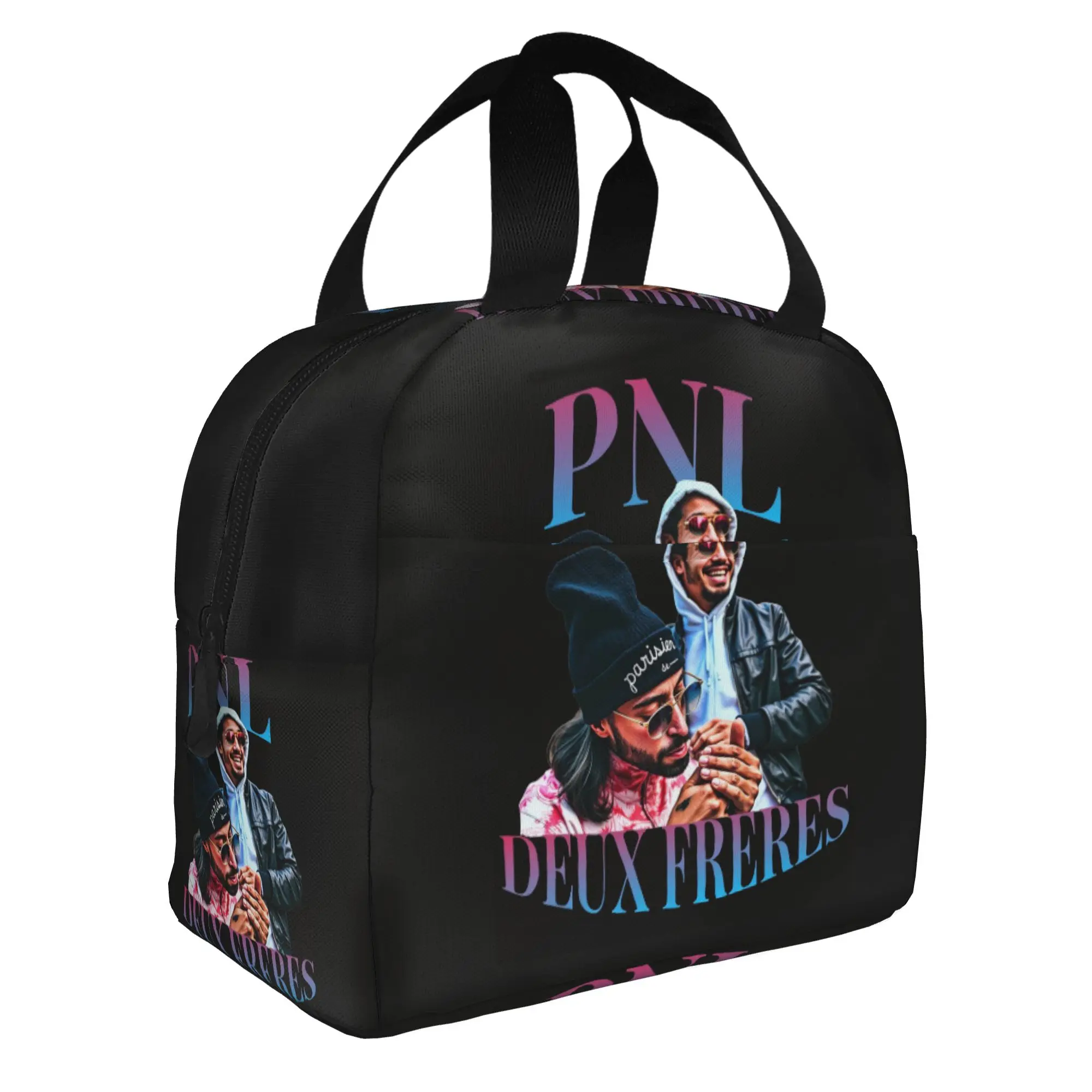PNL Le Monde Chico  Insulated Lunch Bags for School Office French Rapper Mushic  Waterproof Cooler Thermal Bento Box Women Men