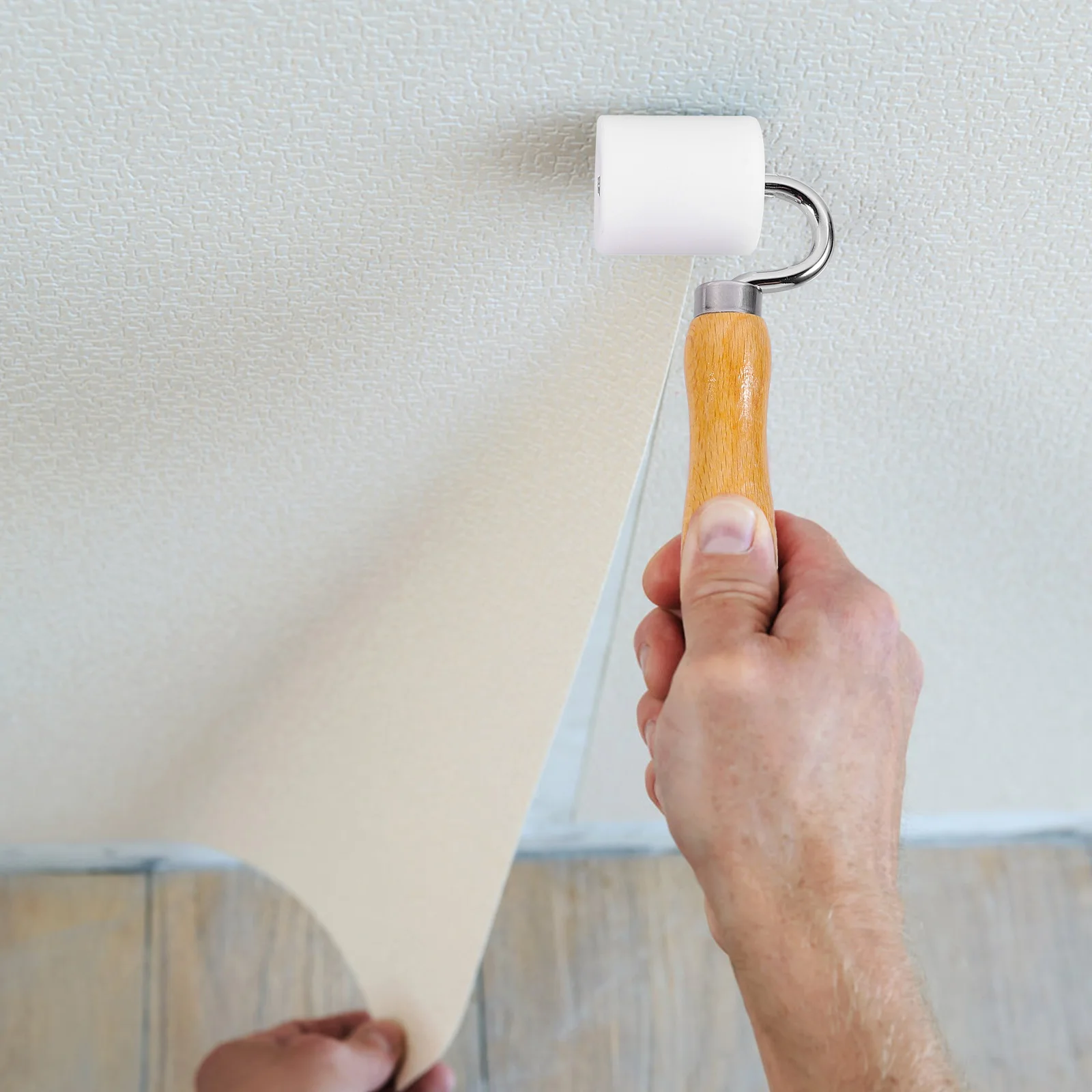 

2 шт. ролик для шва, высококачественный пластиковый прочный строительный инструмент для обоев, устройство с колесом под давлением для швов настенной бумаги