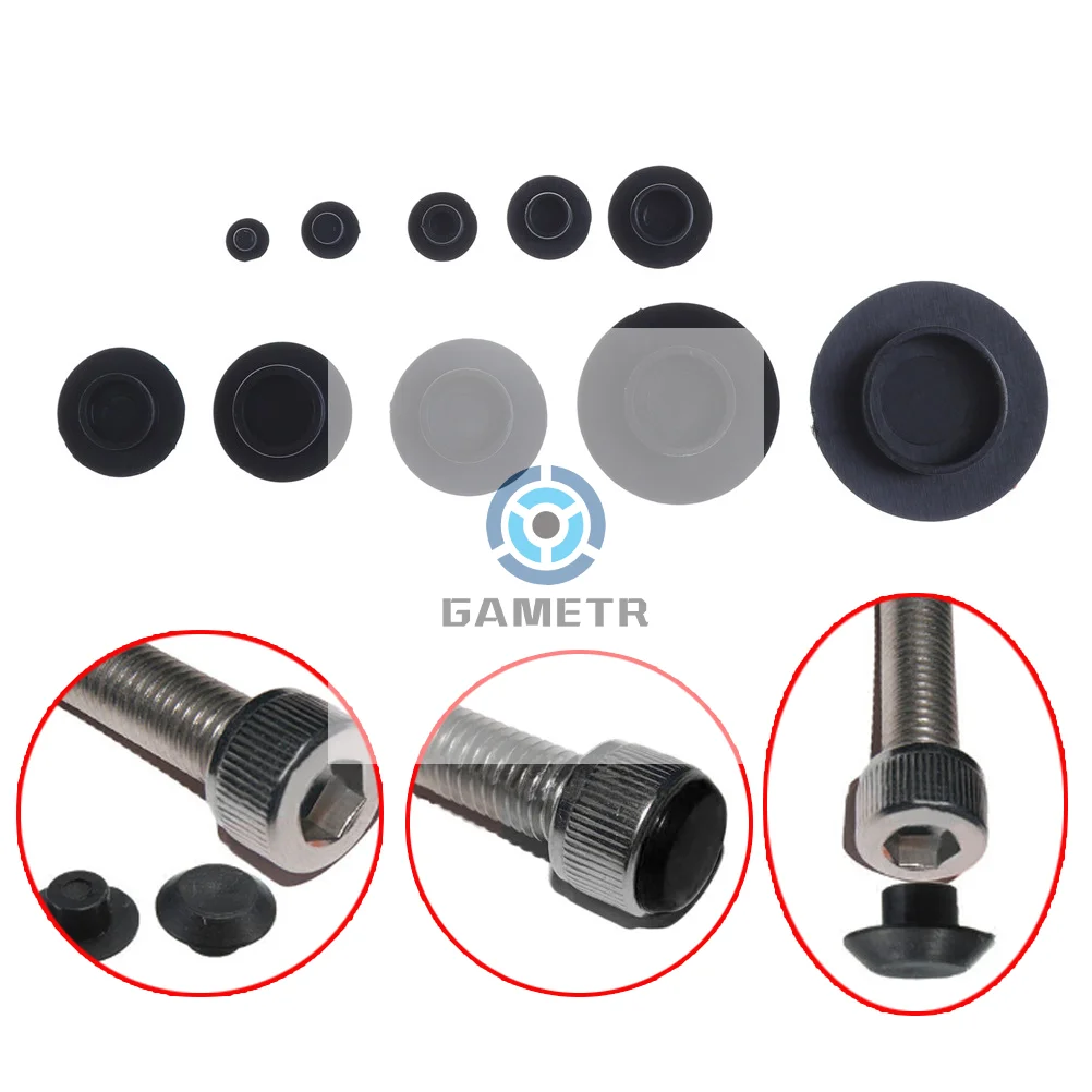 10Pcs M4/M5/M6/M8/M10/M12/M14/M16/M20/M24 Hex Socket Allen Bolt Screw Nut Hexagon Head Cover Cap Protector