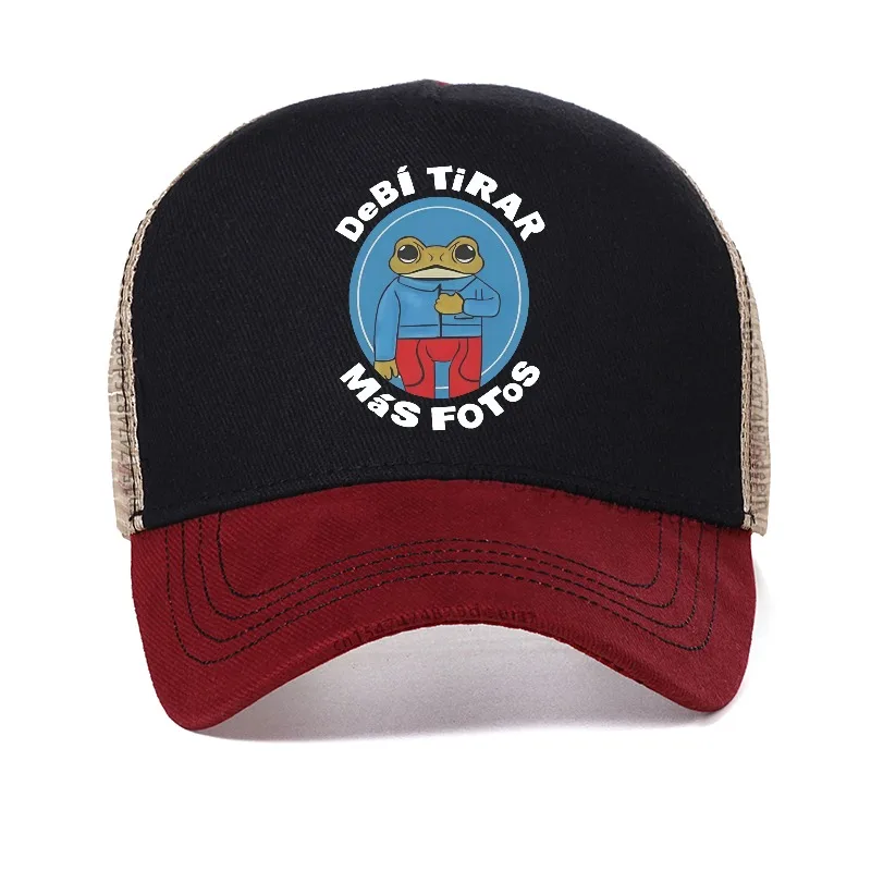 DtMF Bad Bunny Sapo Concho Toad Baseball Cap unisex Headwear Outdoor Activities Adjustable Hats mesh Breathable hats