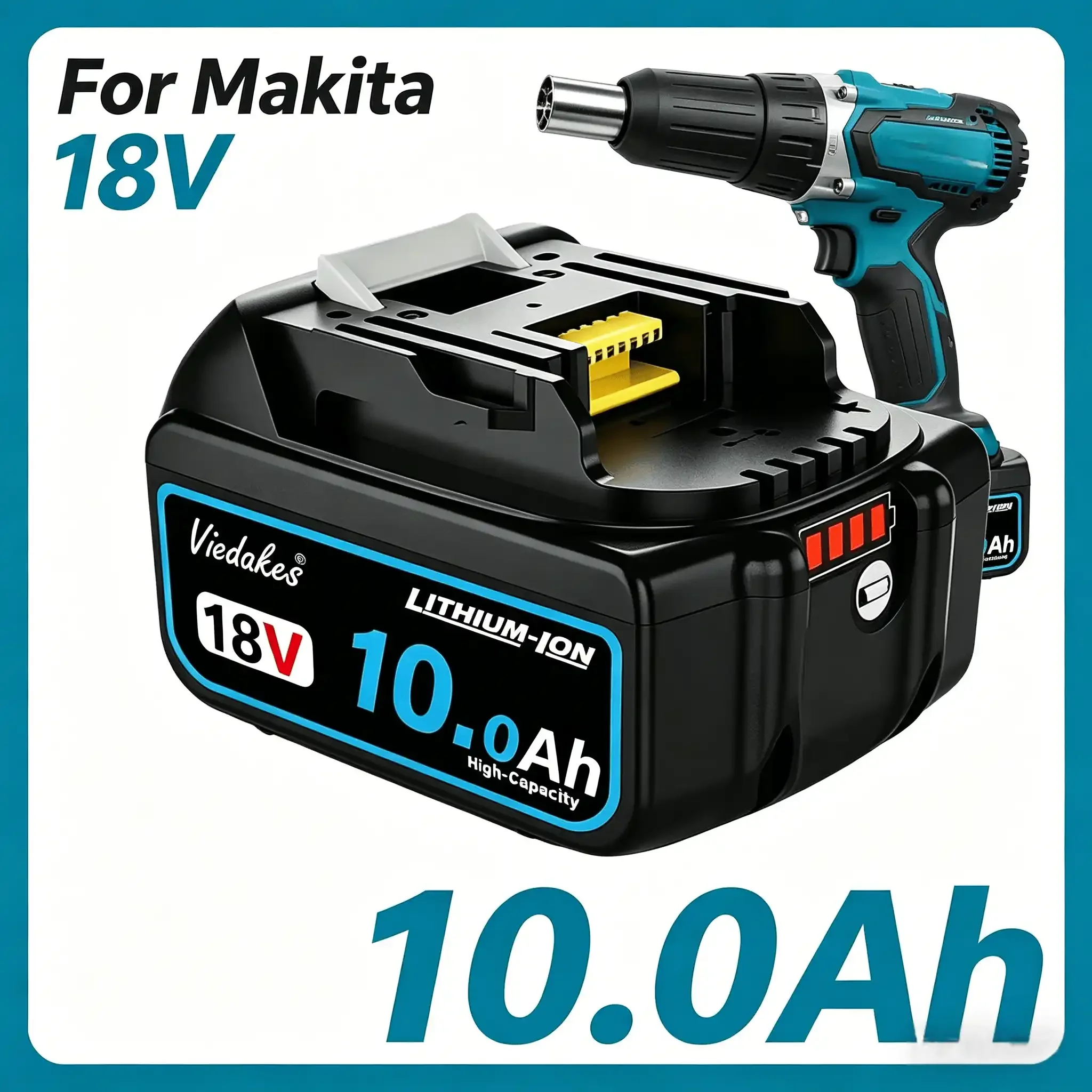

18V 12.0Ah For Makita 18V Battery BL1860B Lithium Ion Battery With LED Indicator LXT Cordless Power Tool Replacement Battery✅