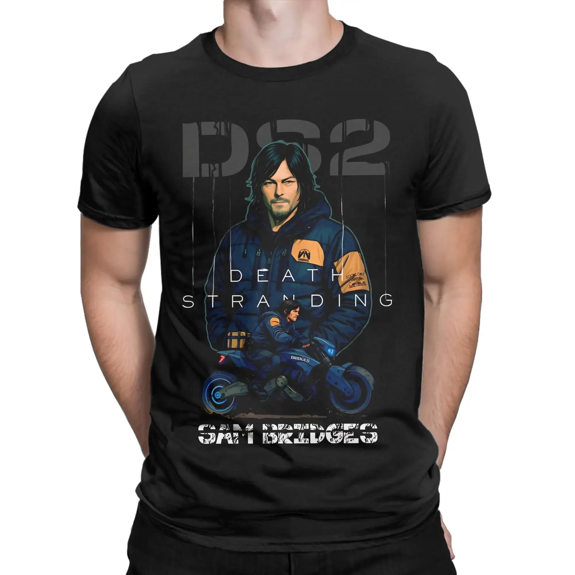 Death Stranding 2 Sam Bridges Printed T Shirts Men Women Video Games Cotton Tee Shirt Clothing