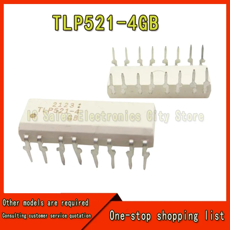 

5-100Pcs New Original TLP521 TLP521-4 TLP521-4GB Inline DIP-16 Pin Quad Optocoupler Chip In Stock Wholesale