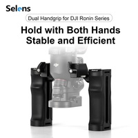 Selens Handheld Gimbal Stabilizer Selfie Tripod Hold With Both hands Stable and Efficient Dual Handgrip Photography Accessories