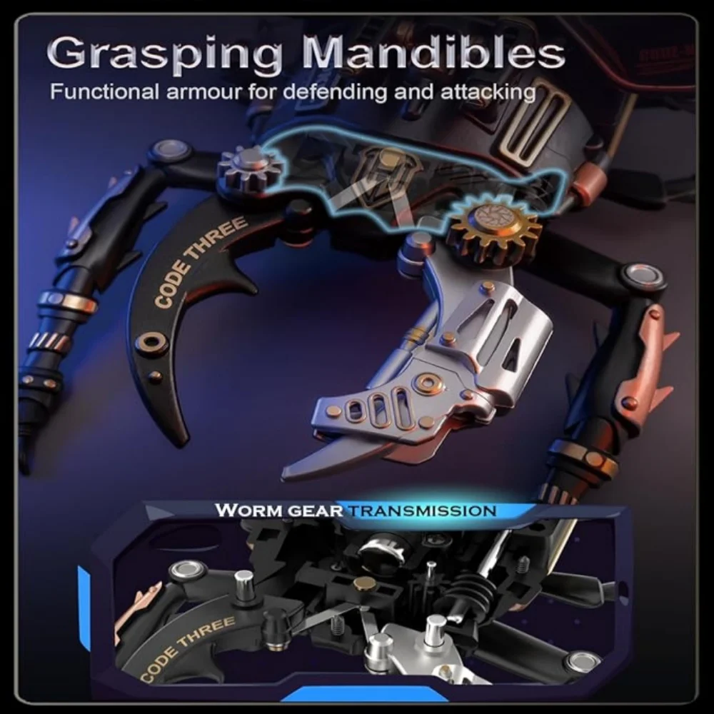 115PCS3D الألغاز للبالغين الكهربائية الحشرات نموذج معدني بناء عدة مكتب اللعب هواية كيت للبالغين هدية للمراهقين