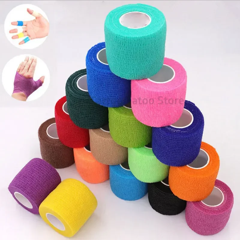 10pc Disposable Waterproof Tattoo Accessories Tattoo Self Adhesive Elastic Wide Elbow Bandage Nail Tapes Finger Wrist Protection