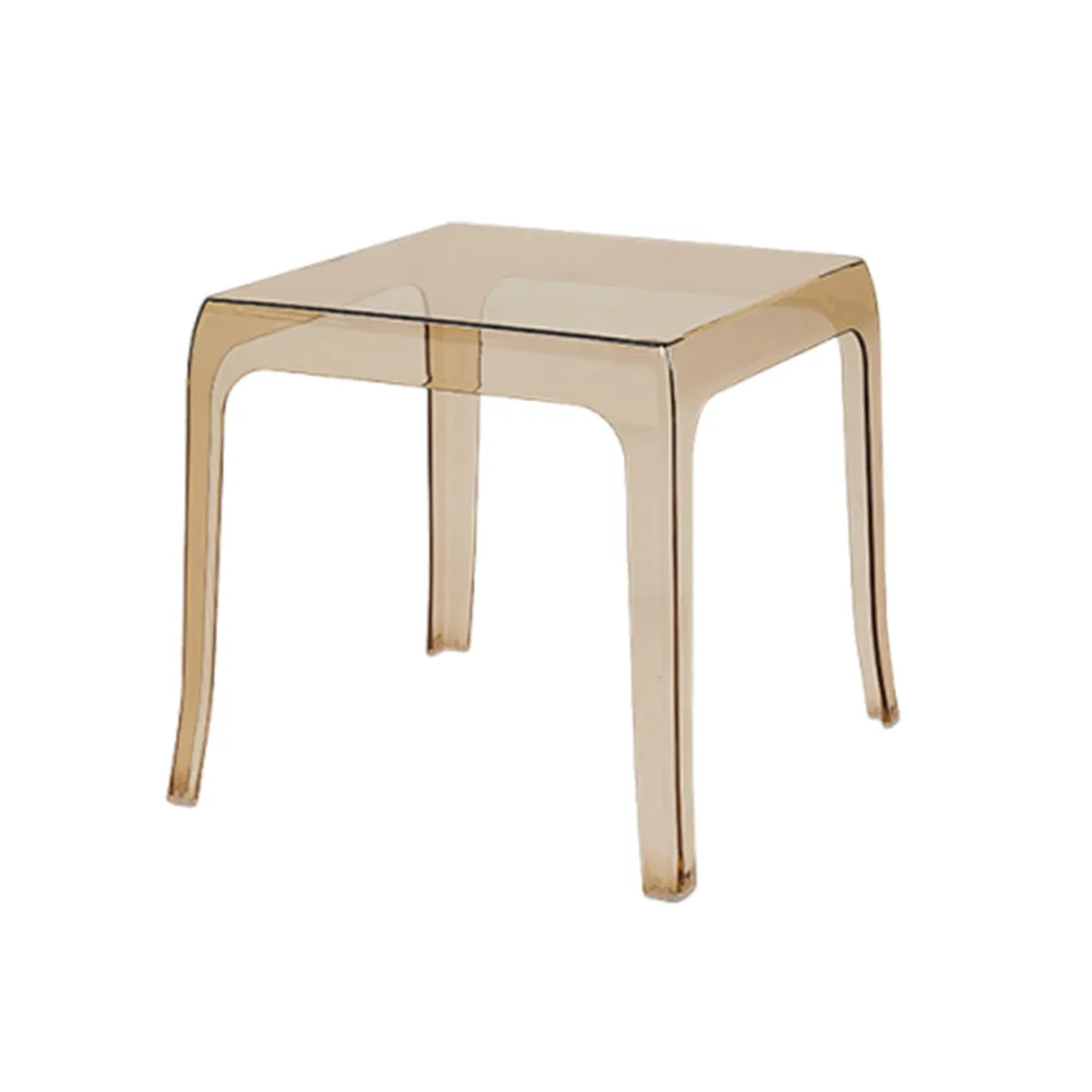 

Nordic transparent sofa edge several Internet celebrities ins tea table living room creative small coffee table acrylic square