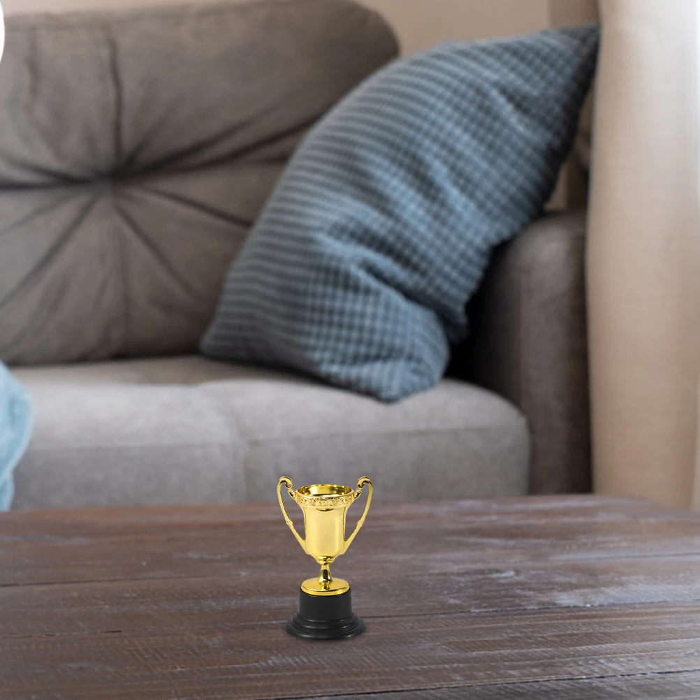 

10pcs Plastic Mini Trophy For Award Accessory Reward Supply Classroom Party Prizes Decorative Trophy Cup