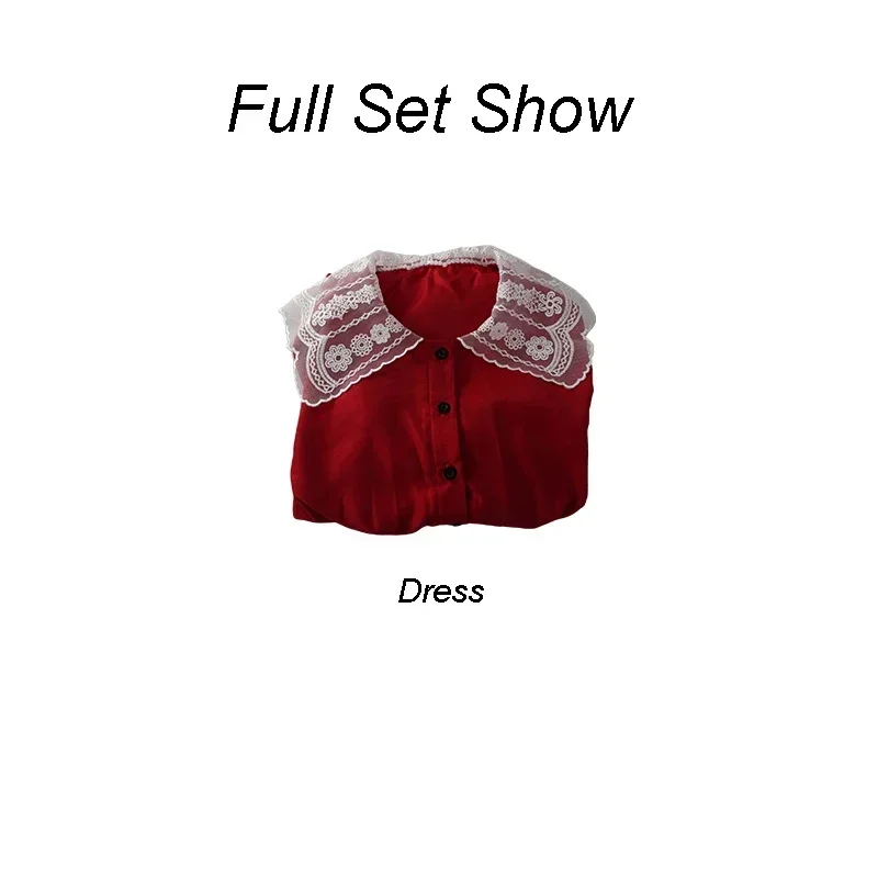 Chilling Adventures Of Sabrina Cosplay Costume Red Dress Spellman Spring Autumn Uniform Women Girls Halloween Carnival Suit view 6