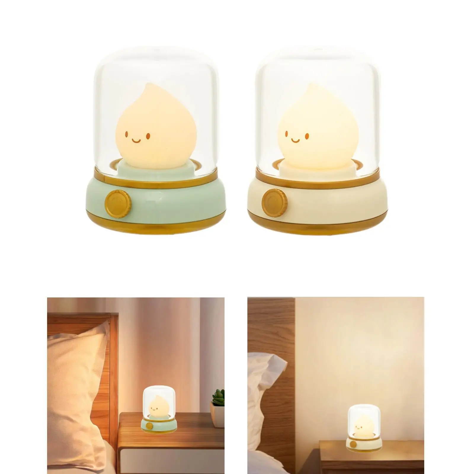 

Retro Night Light Portable Baby Nursery Silicone Lamp for Child Girls Teen