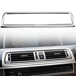 Frame Trim Cover Sticker For BMW 5 Series F10 Car Front Middle Console Air Conditioning AC Vent Frame Trim Cover Sticker