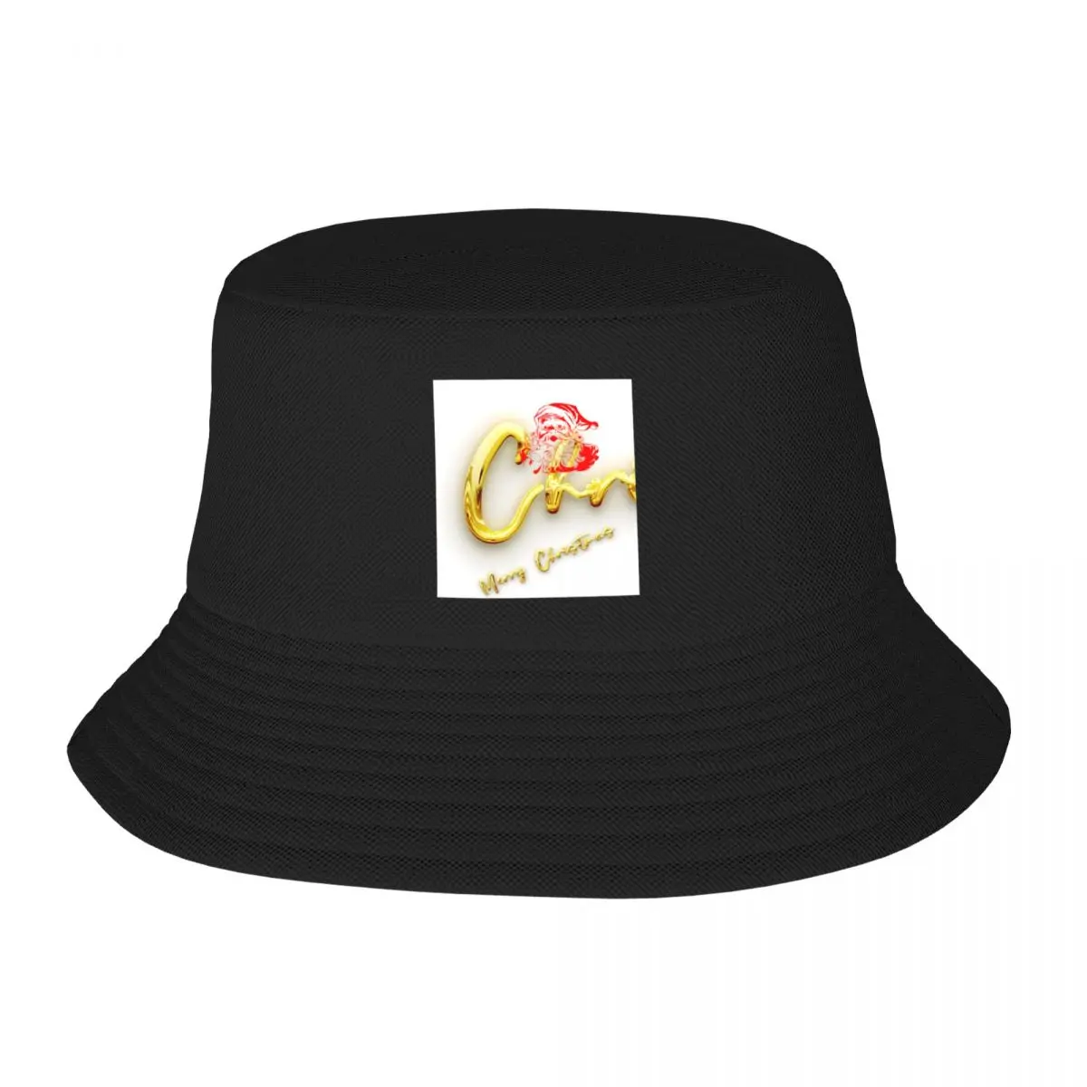 Christmas and Santa Klaus Bucket Hat Golf Sun Cap dad hat Rugby Luxury Woman Hat Men's