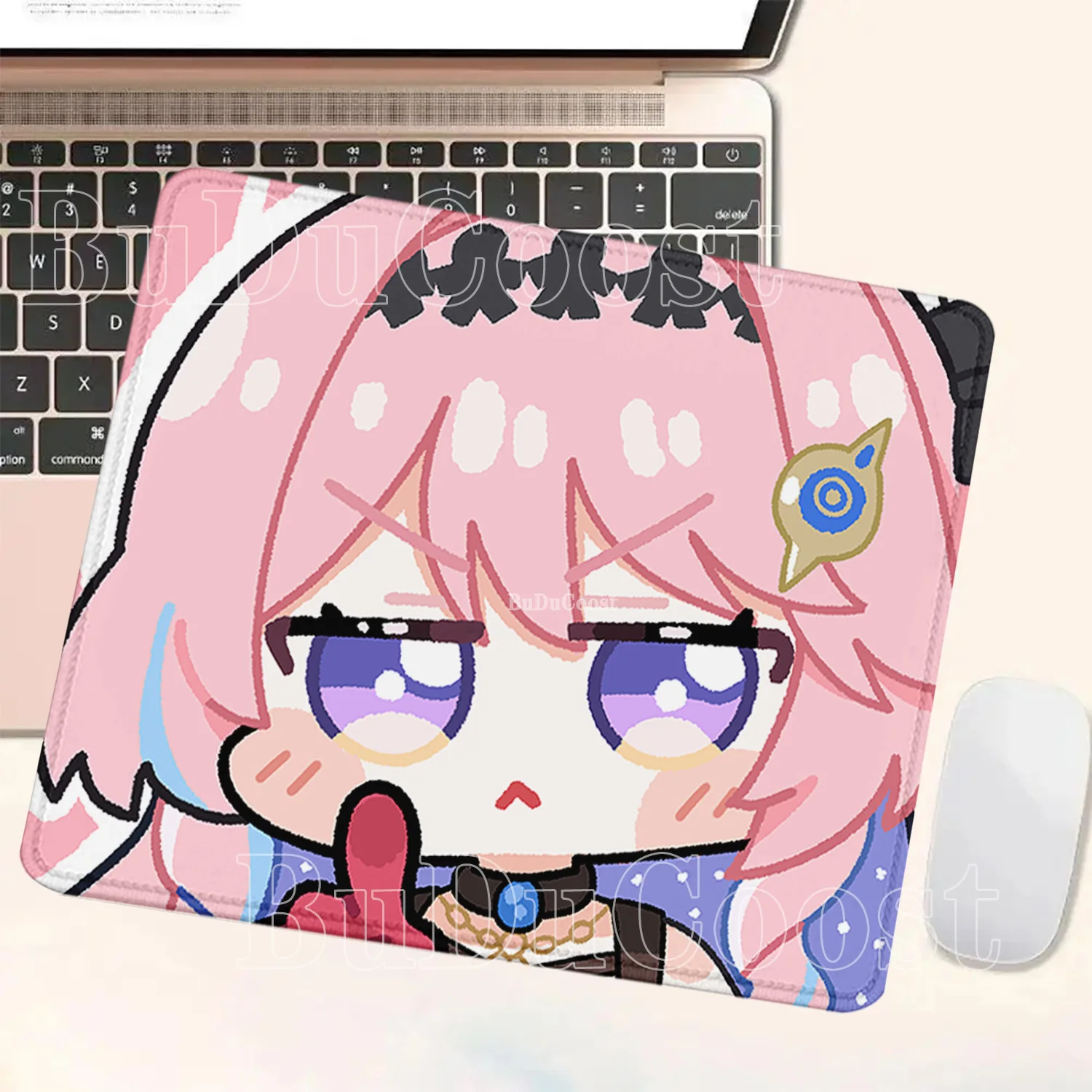 

Mousepad funny meme Wuthering Waves Denia Goofy ahh big head small size Kawaii Anime Girl Gaming Mouse Pad HD printing Desk Mat