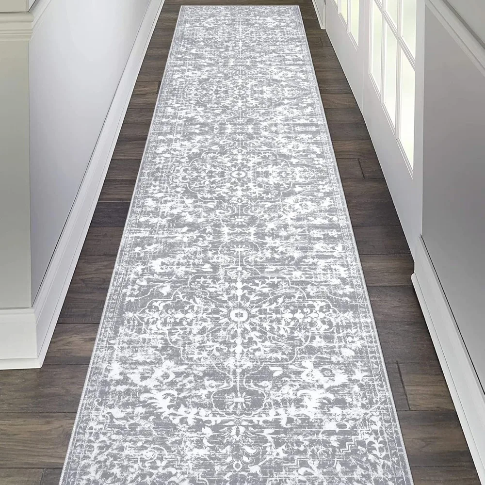 

Hallway Runner Rug 2'x10', Boho Washable Runner Rugs with Rubber Backing, Non Slip Carpet Runner for Hallways