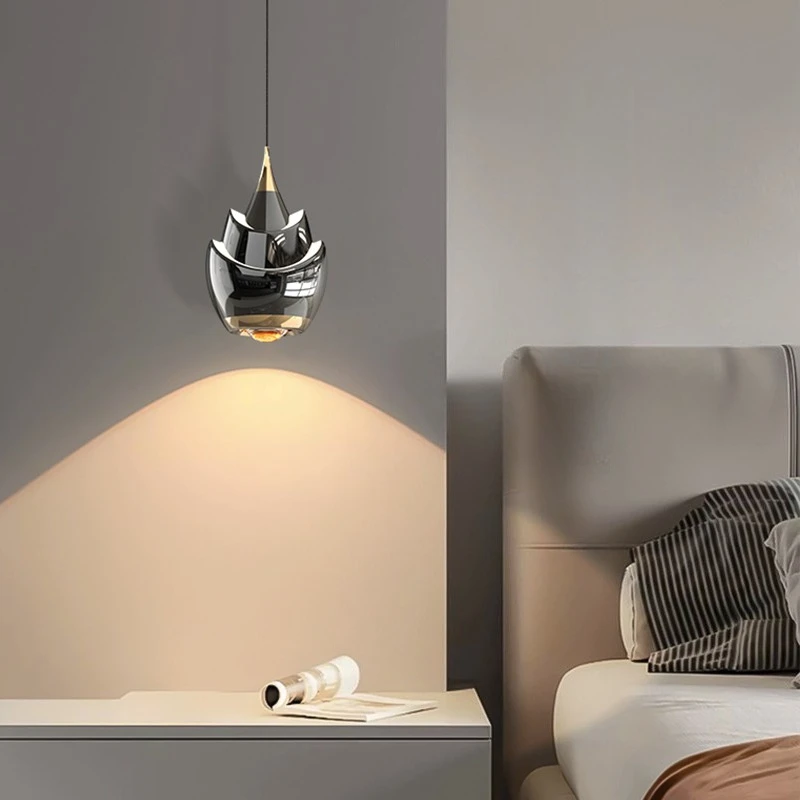 

Black White Modern Ceiling Pendant Light for Living Room Bedroom Bedside Spotlight Led Lighting Home Decor Pendant Lamp Lustres