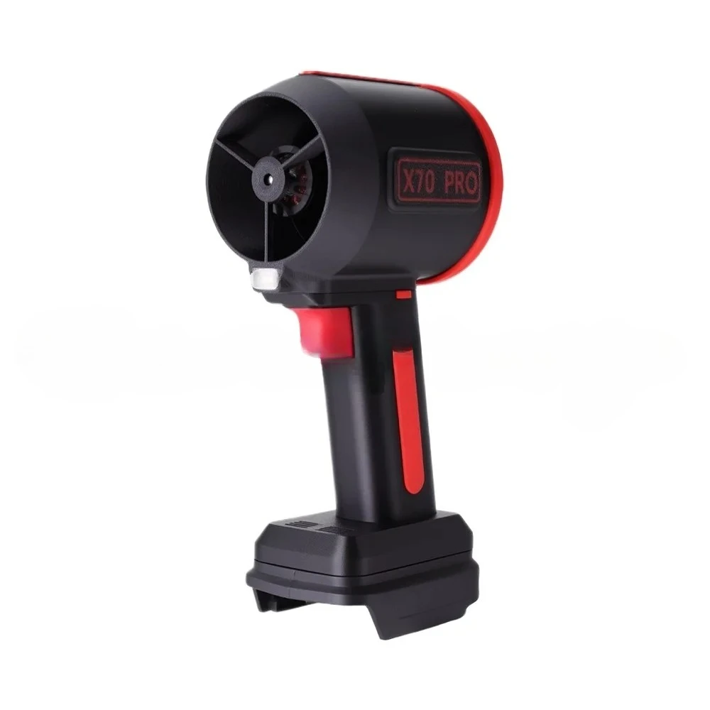70mm Powerful Mini Turbo Jet Fan Air Blower,Max 2800g Thrust Car Washing Snow Blowing Leaf Blower for Delwat/Makita NO Battery view 2