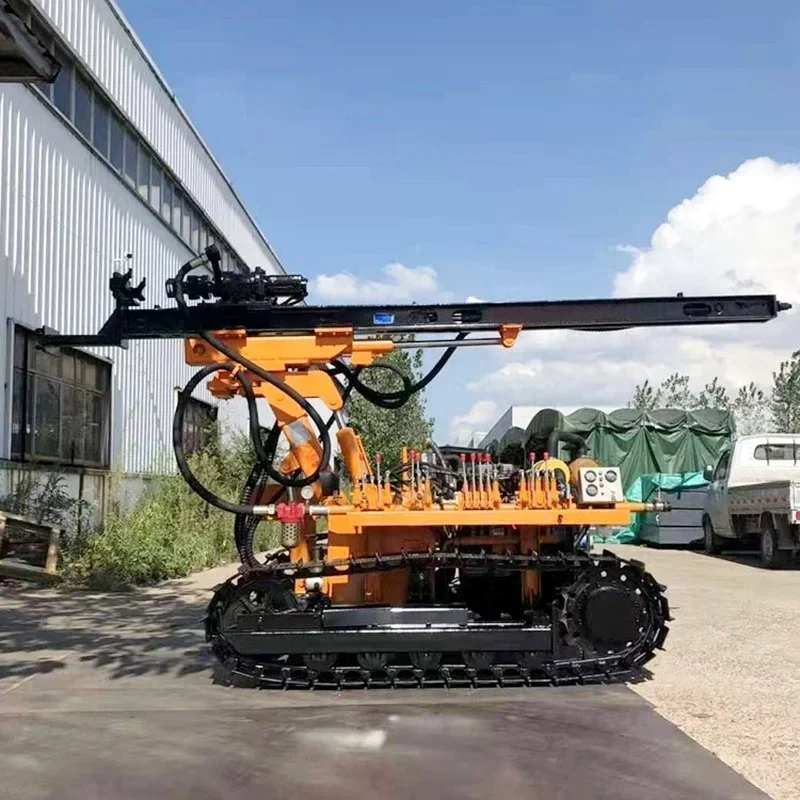Anchorage Foundation Micro Pile Drilling Rig Steel Track Clawer DTH Drill Rig Blasting Mine Hole DTH Drilling Rig Machine for US