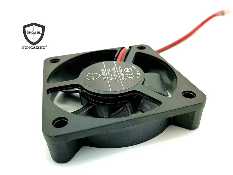 pa Guncaizhu كتم الصوت 5010 5 سم 50 * 50 * 10 مم حجم هواء صغير 12v0.05a مروحة تبريد
