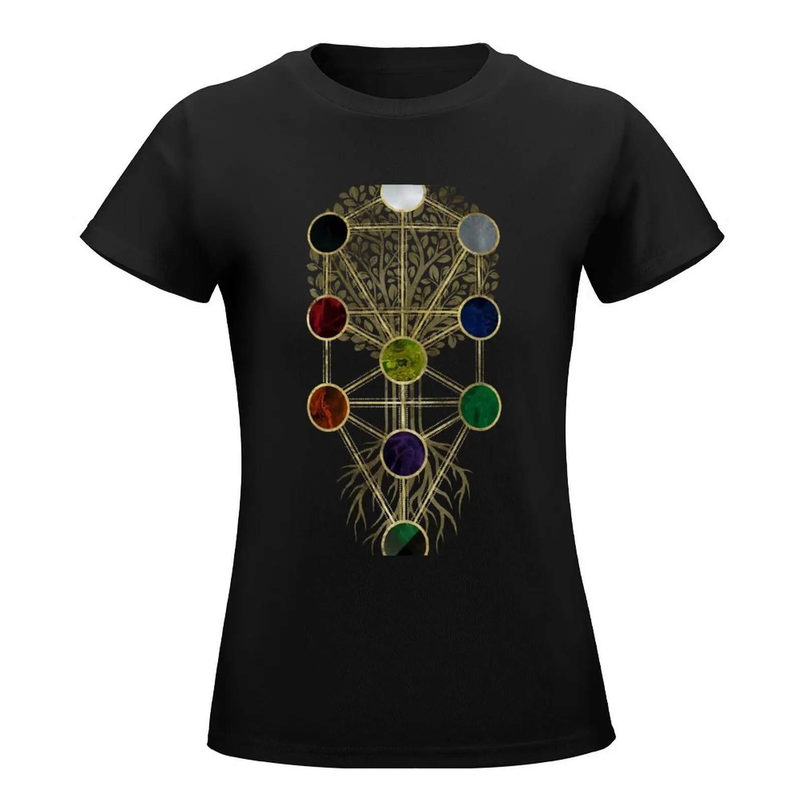 Kabbalah The Tree of Life - Etz Hayim T-Shirt shirts graphic tees cute clothes cute tops kawaii clothes Woman fashion