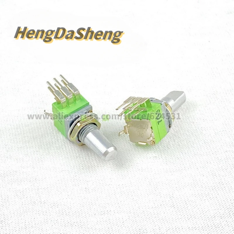 5Pcs/Lot RK09 B50K Vertical Double Link Precision Potentiometer With Center Positioning Power Amplifier Sound Volume