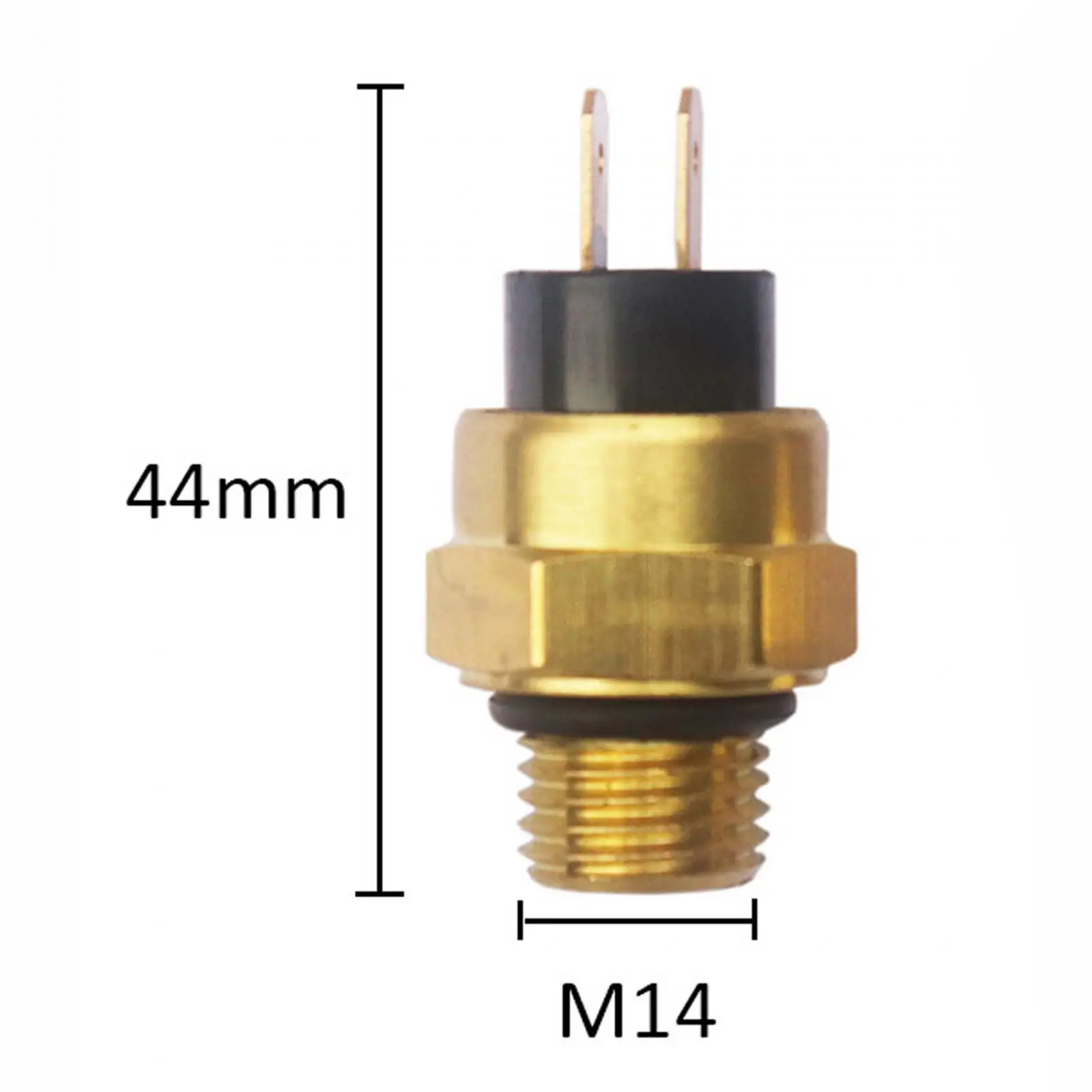 Radiator Cooling Fan Switch Universal Accessory Brass 80 Degree on Temperature Thermo Sensor Switch for Husberg 4 Stroke