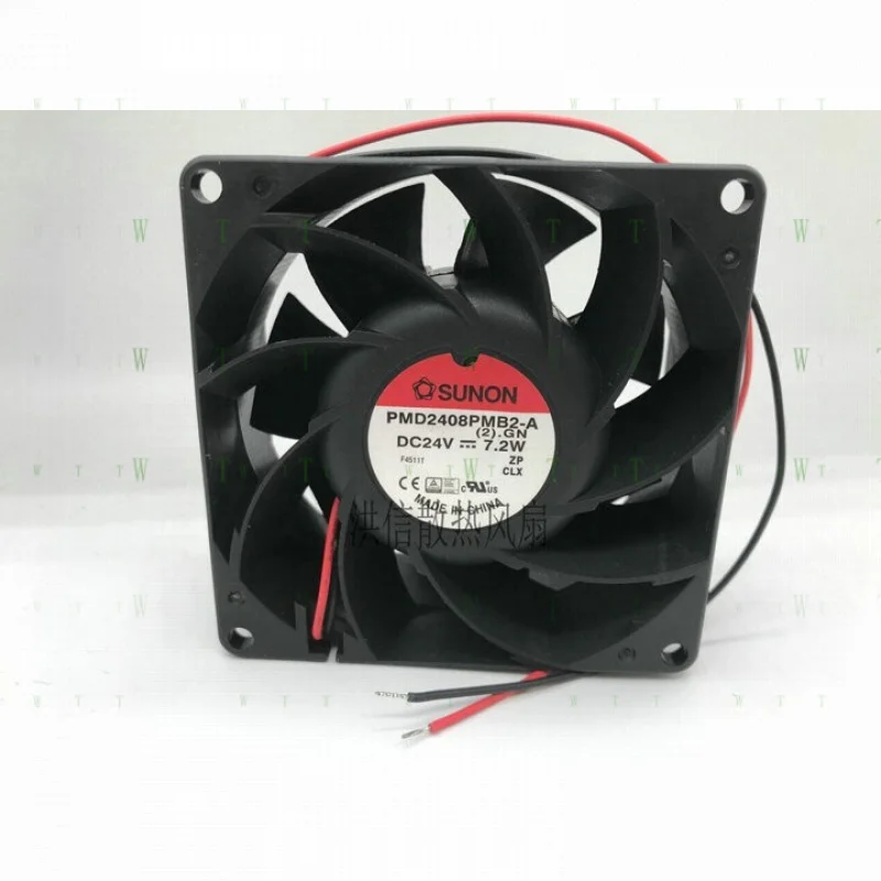 

H 1 pcs FOR SUNON 8038 PMD2408PMB2-A 24V 7.2W inverter cooling fan