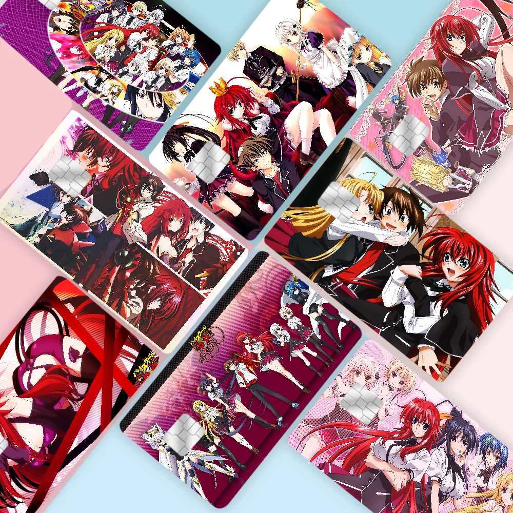 Anime High School DxD Anmie Sticker Film Skin Cover For Credit Card Debit Bank Card Front