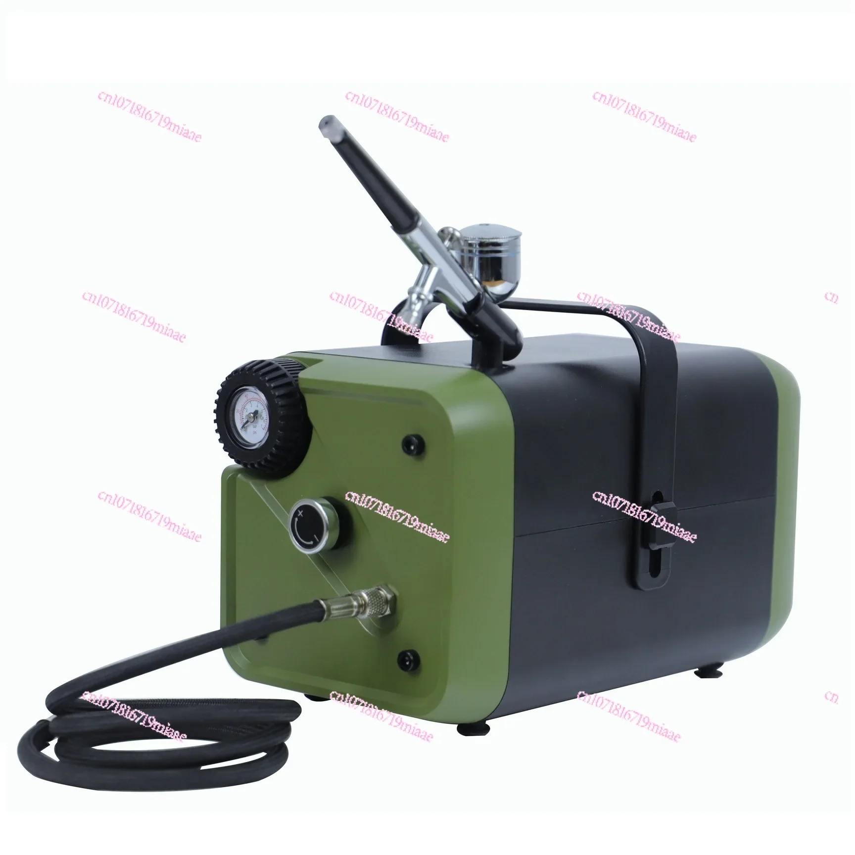 Cross-Border Supply Haosheng Upgraded Oil-Free Mute Art Spray Painting Air Pump Model Coloring Airbrush Set