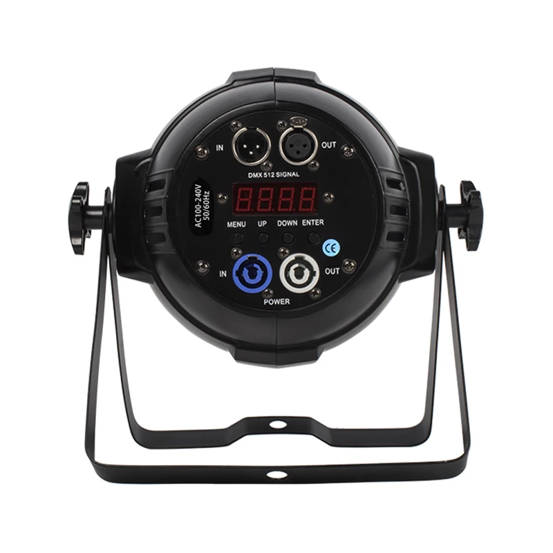 SHEHDS Lega di alluminio LED Par 18x18W RGBWA+UV 6in1 Può faretto Proiettore DJ Lavaggio Illuminazione scenica