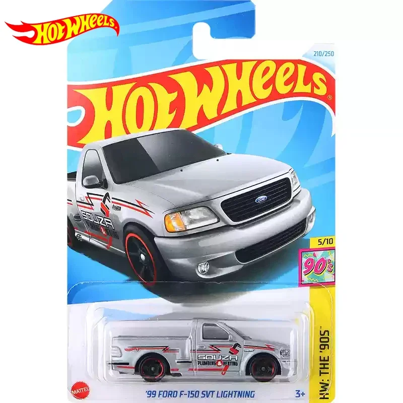 24M Original Hot Wheels Voiture 99 F-150 SVT pluies Jouets pour Garçons Échelle 1/64 Moulé Sous Pression Tyiture Modèle En Métal Miniture Collection