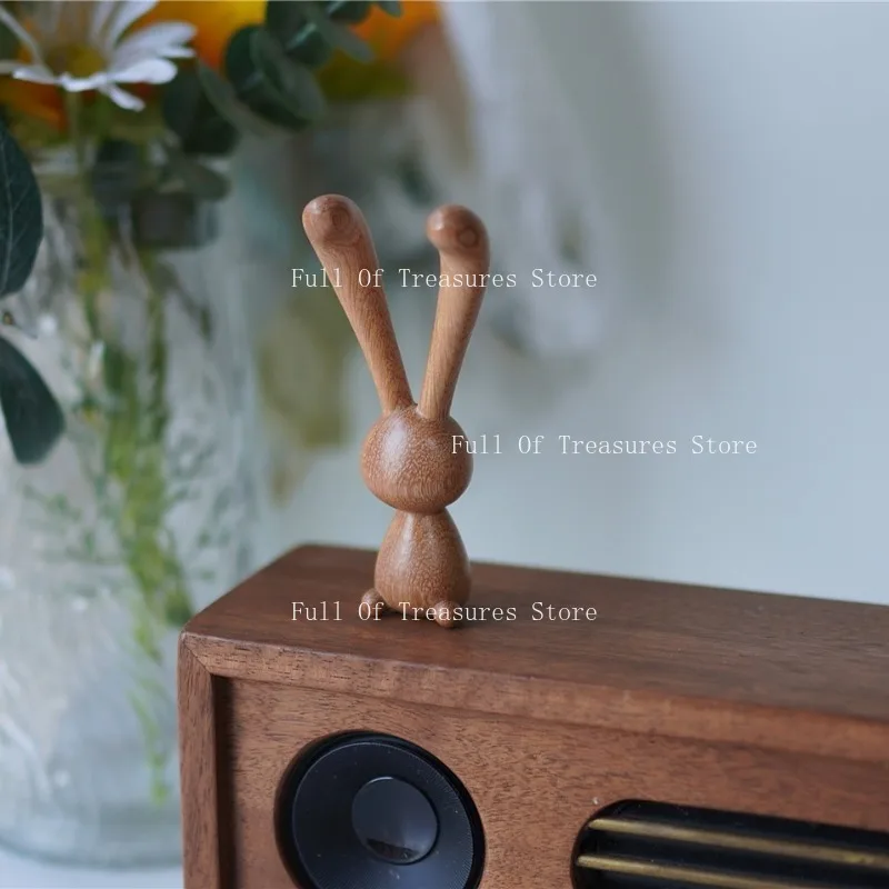 Suitable for Sandalwood Nose & Eye Massage Stick, Long-eared Rabbit Cute Massage Tool, Creative Gift