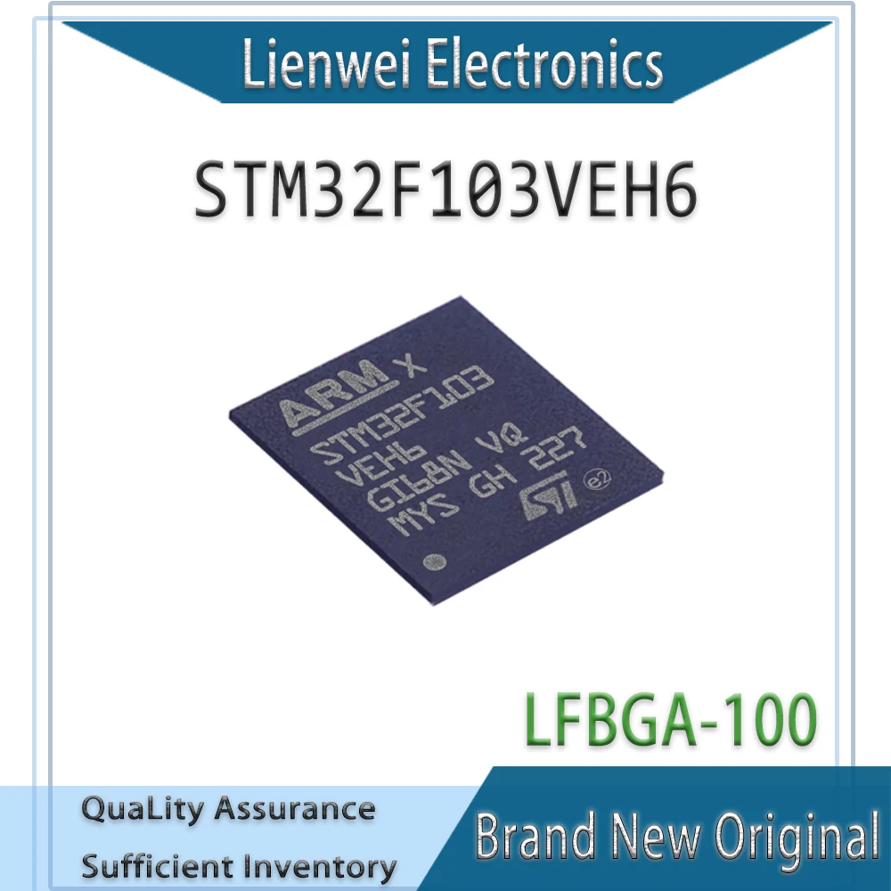

100% New Original STM32F103 STM32F103VEH6 IC MCU Chipset LFBGA-100