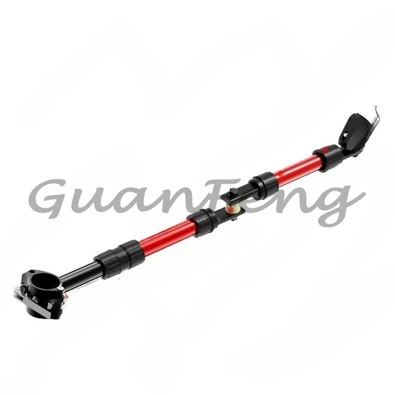Bicycle Pole Aluminium Alloy Clamp Head Outdoor Connecting Rod Multi-function Bicycle Modification Parts Accessories