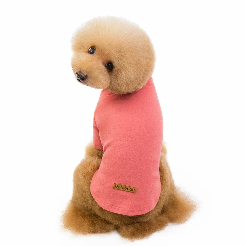 Pet Supplies Pet Clothes Cotton Bottoming Shirt Dog Housewear T-shirt Teddy Dog Pajamas